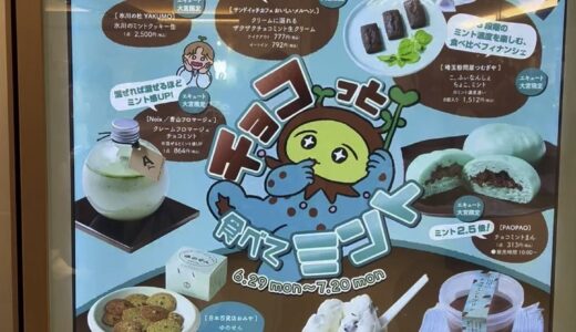 6/29スタート！JR大宮駅が“チョコミントの聖地”に〜エキュート大宮の「チョコっと食べてミント」